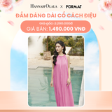  A302_DEAL 7: ĐẦM DÁNG DÀI CỔ CÁCH ĐIỆU FORMAT 