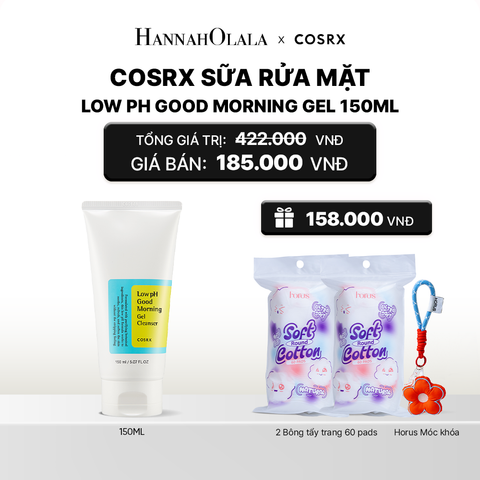  COSRX SỮA RỬA MẶT LOW PH GOOD MORNING GEL CLEANSER 150ML_K163 