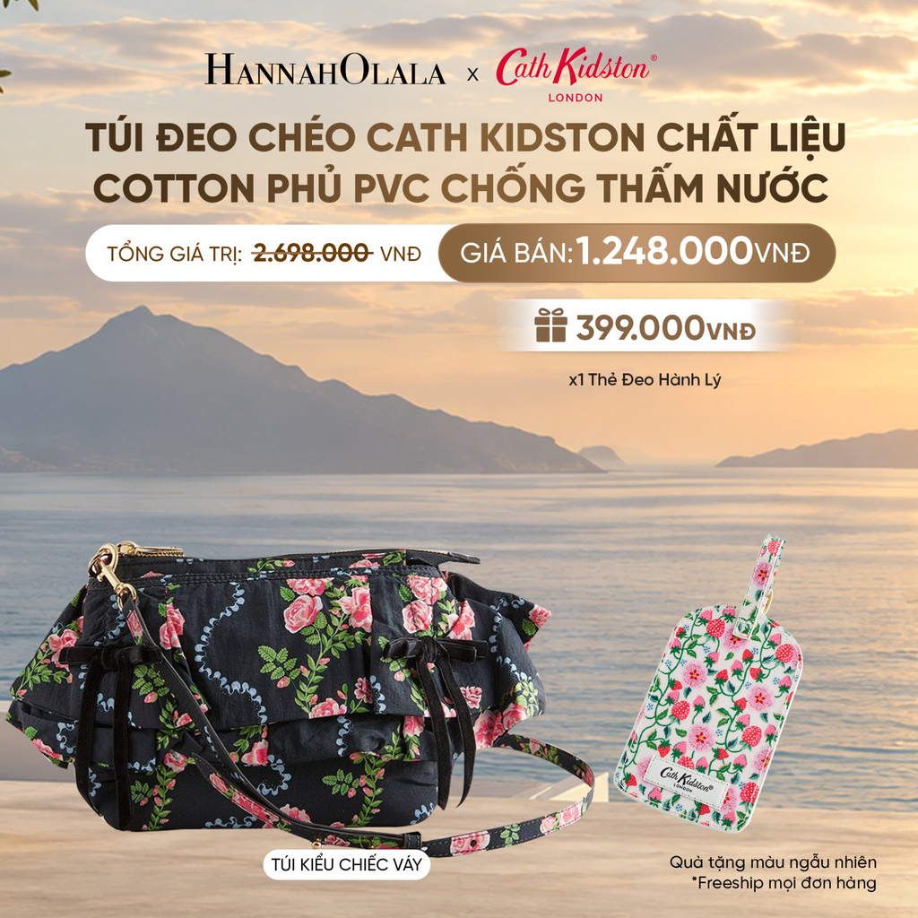  TÚI ĐEO CHÉO CATH KIDSTON CHẤT LIỆU COTTON CANVAS CAO CẤP 