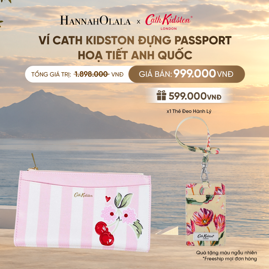  VÍ CATH KIDSTON ĐỰNG PASSPORT HOẠ TIẾT ANH QUỐC 