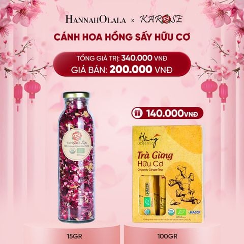  DEAL 2: CÁNH HOA HỒNG SẤY HỮU CƠ 15GR 