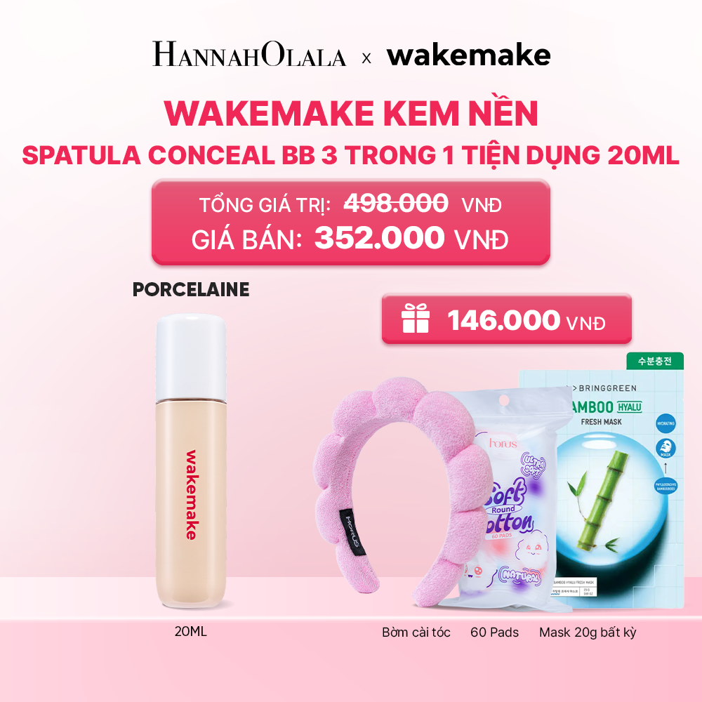  KEM NỀN WAKEMAKE SPATULA CONCEAL BB 3 TRONG 1 TIỆN DỤNG_K198 