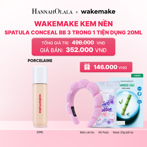  KEM NỀN WAKEMAKE SPATULA CONCEAL BB 3 TRONG 1 TIỆN DỤNG_K198 