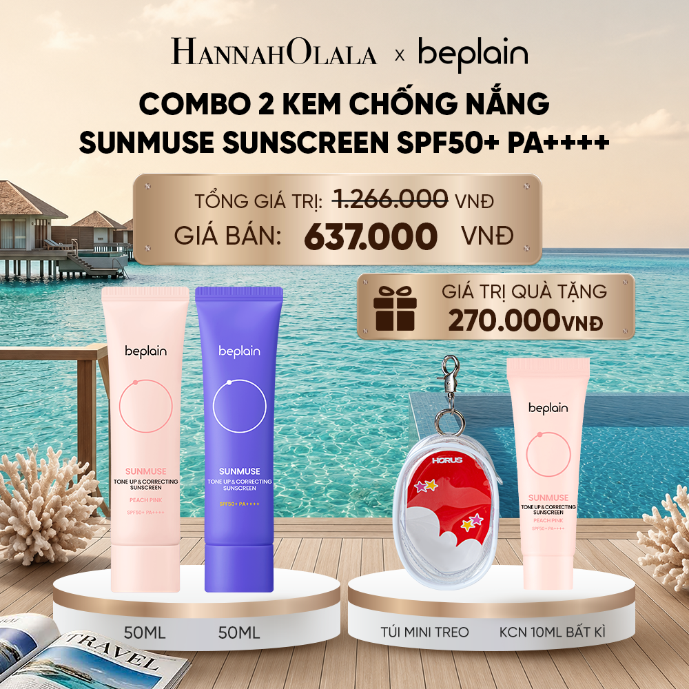  COMBO 2 KEM CHỐNG NẮNG SUNMUSE SUNSCREEN 50ML BẤT KỲ_ D512 