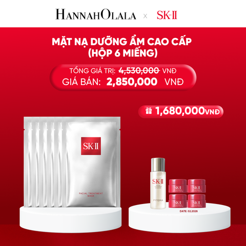  MẶT NẠ DƯỠNG ẨM CAO CẤP (HỘP 6 MIẾNG) - G28 