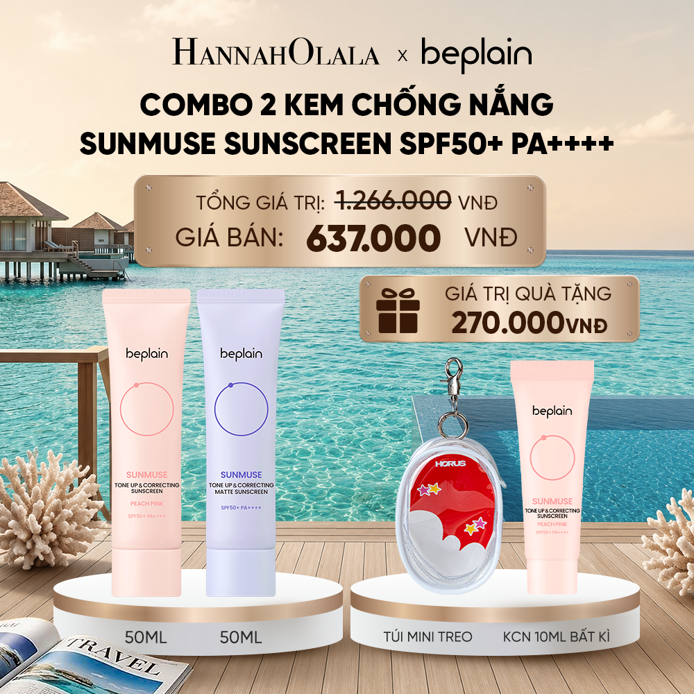  COMBO 2 KEM CHỐNG NẮNG SUNMUSE SUNSCREEN 50ML BẤT KỲ_ D512 