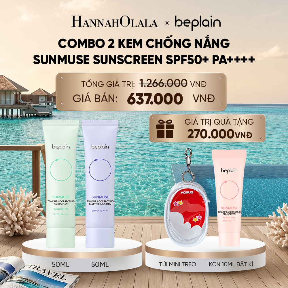  COMBO 2 KEM CHỐNG NẮNG SUNMUSE SUNSCREEN 50ML BẤT KỲ_ D512 