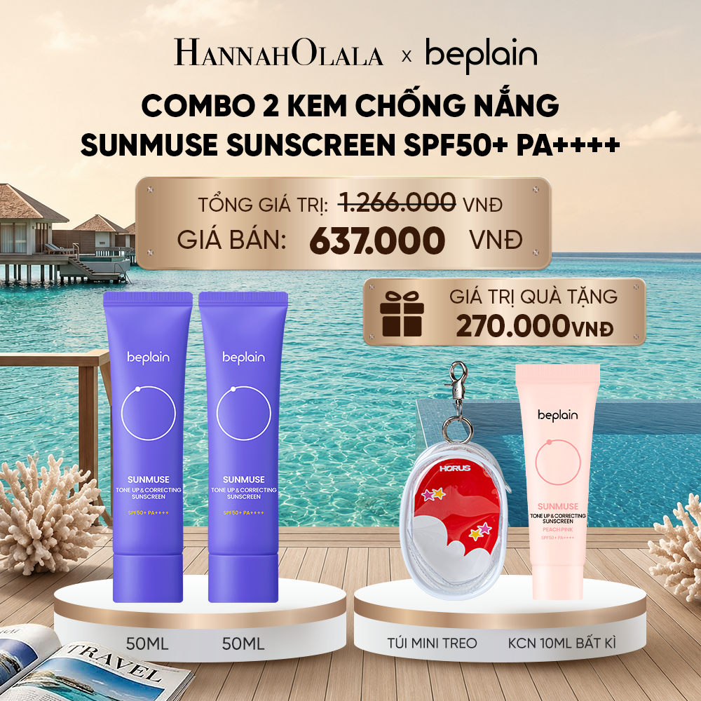  COMBO 2 KEM CHỐNG NẮNG SUNMUSE SUNSCREEN 50ML BẤT KỲ_ D512 