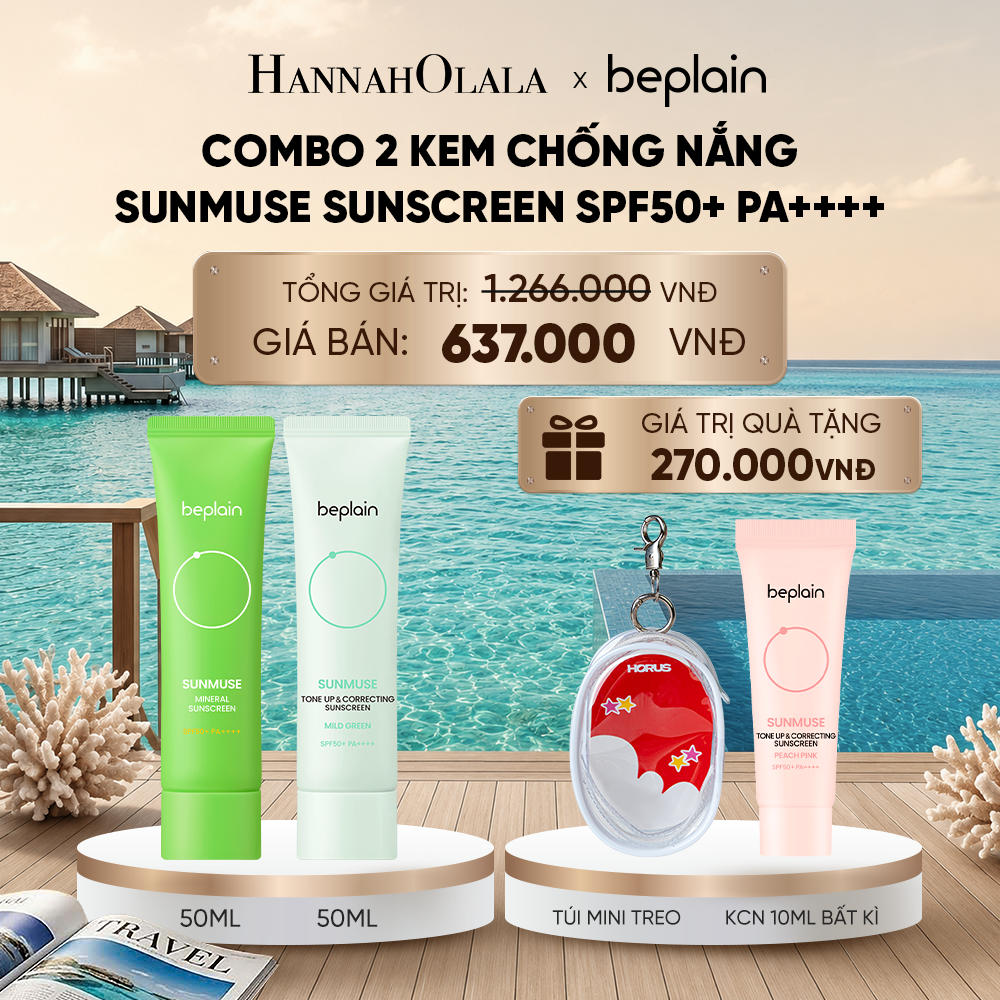  COMBO 2 KEM CHỐNG NẮNG SUNMUSE SUNSCREEN 50ML BẤT KỲ_ D512 