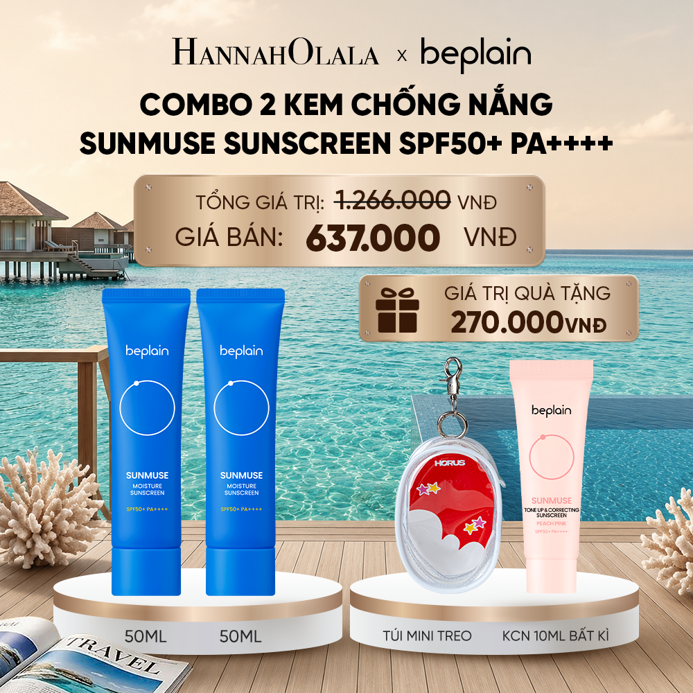  COMBO 2 KEM CHỐNG NẮNG SUNMUSE SUNSCREEN 50ML BẤT KỲ_ D512 