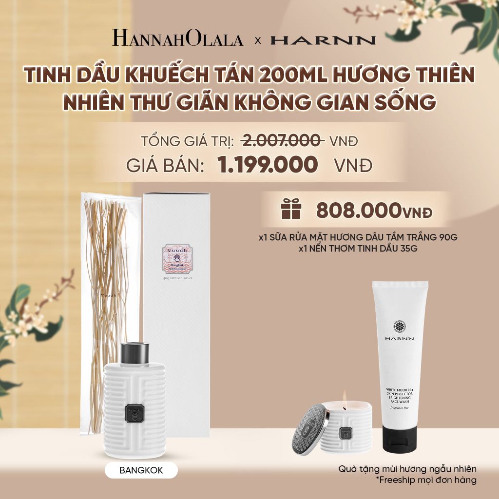  TINH DẦU KHUẾCH TÁN 200ML HƯƠNG THIÊN NHIÊN THƯ GIÃN KHÔNG GIAN SỐNG - A2381 