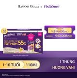  E78_DEAL 4: 1 THÙNG PEDIASURE PHA SẴN HƯƠNG VANI 110ML 