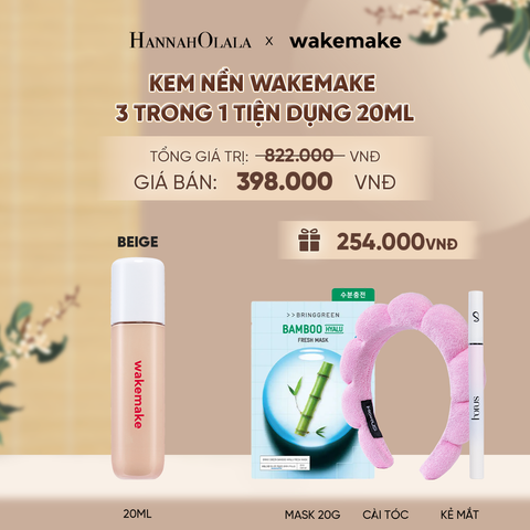  KEM NỀN WAKEMAKE SPATULA CONCEAL BB 3 TRONG 1 TIỆN DỤNG - A1123 