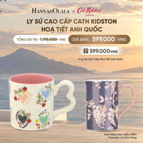  [B1G1] LY SỨ CAO CẤP CATH KIDSTON HOẠ TIẾT ANH QUỐC 