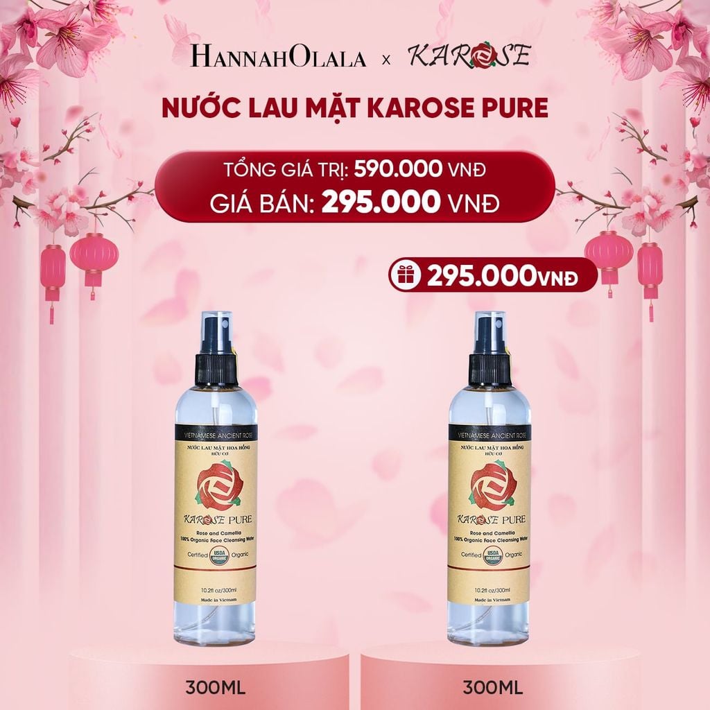  DEAL 5: NƯỚC LAU MẶT KAROSE PURE 300ML 