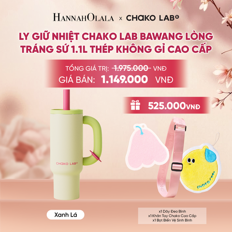  LY GIỮ NHIỆT CHAKO LAB BAWANG LÒNG TRÁNG SỨ 1 - A2150 