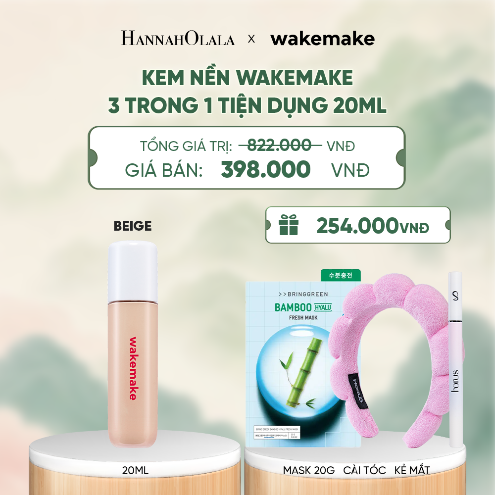  KEM NỀN WAKEMAKE SPATULA CONCEAL BB 3 TRONG 1 TIỆN DỤNG - A1528 
