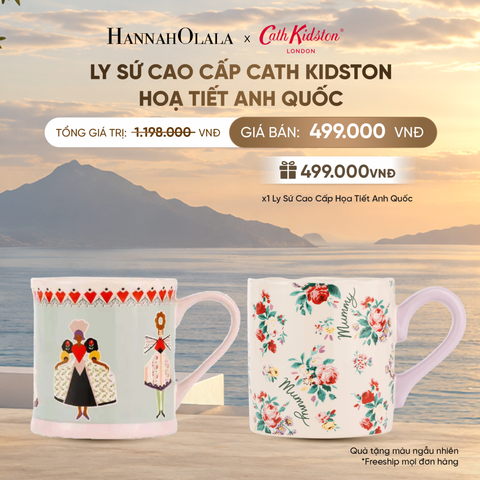 [B1G1] LY SỨ CAO CẤP CATH KIDSTON HOẠ TIẾT ANH QUỐC 