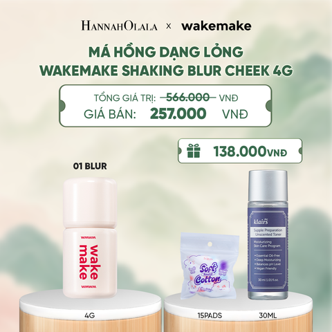  MÁ HỒNG DẠNG LỎNG WAKEMAKE SHAKING BLUR CHEEK 4G - A1537 