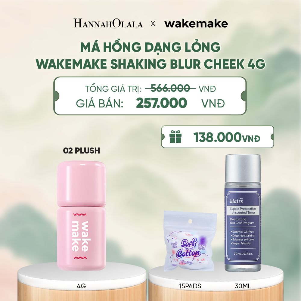  MÁ HỒNG DẠNG LỎNG WAKEMAKE SHAKING BLUR CHEEK 4G - A1537 
