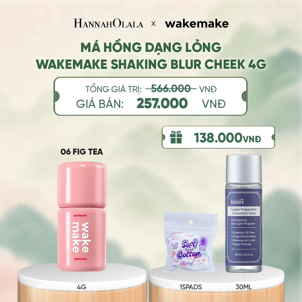  MÁ HỒNG DẠNG LỎNG WAKEMAKE SHAKING BLUR CHEEK 4G - A1537 