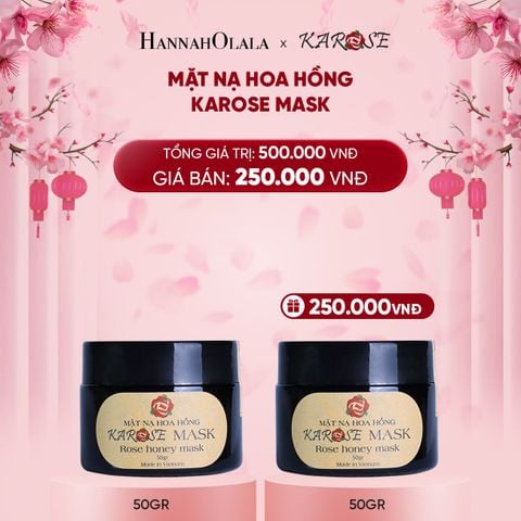  DEAL 8: MẶT NẠ HOA HỒNG KAROSE MASK 50GR 