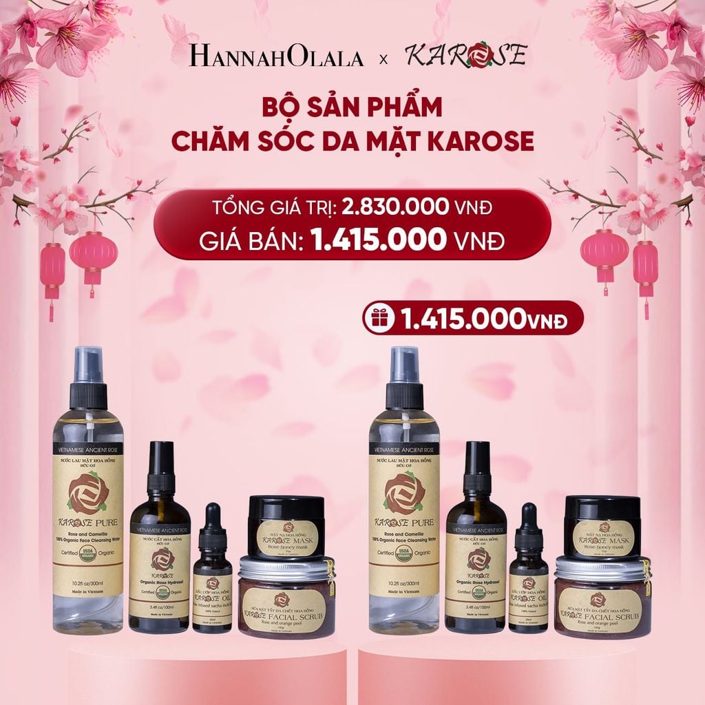  DEAL 9: BỘ SẢN PHẨM CHĂM SÓC DA MẶT KAROSE 