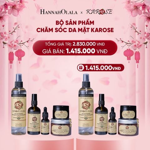  DEAL 9: BỘ SẢN PHẨM CHĂM SÓC DA MẶT KAROSE 