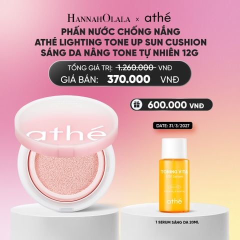  PHẤN NƯỚC CHỐNG NẮNG ATHÉ LIGHTING TONE UP SUN CUSHION SÁNG DA NÂNG TONE TỰ NHIÊN 12G_A2309 