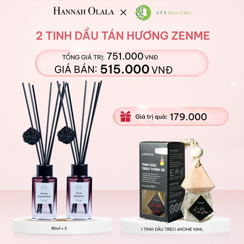  E547_DEAL 6: MUA 2 TINH DẦU TÁN HƯƠNG ZENME LOẠI 286.000Đ GIẢM 10% 
