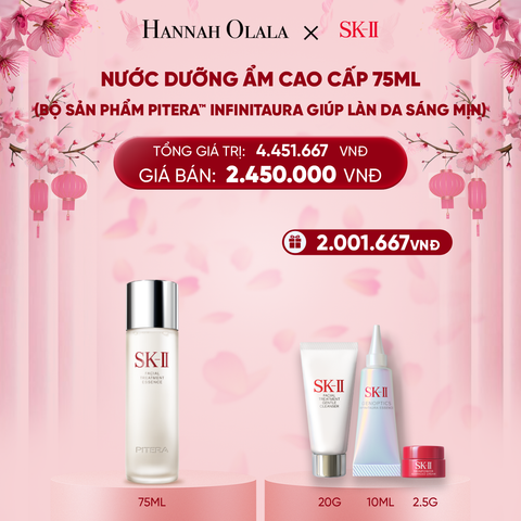  DEAL 9: BỘ SẢN PHẨM SK-II PITERA™ INFINITAURA THIẾT YẾU GIÚP LÀN DA SÁNG MỊN 