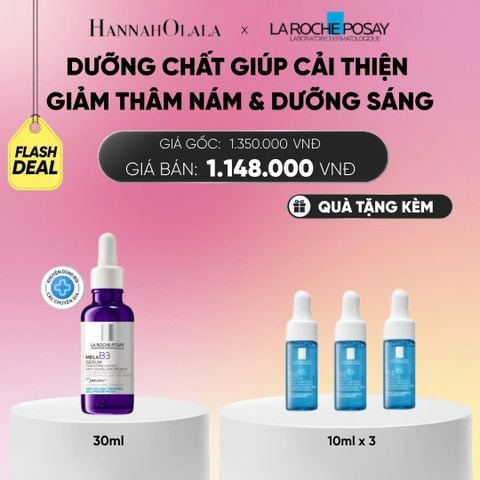  DƯỠNG CHẤT GIÚP CẢI THIỆN GIẢM THÂM NÁM & DƯỠNG SÁNG TOÀN DIỆN MELA B3 SERUM 30ML DEAL 8:_A1313 