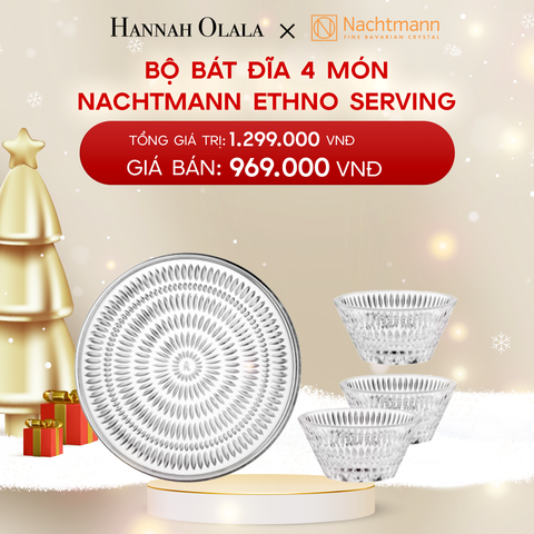  DEAL 4: BỘ BÁT ĐĨA 4 MÓN NACHTMANN ETHNO SERVING 