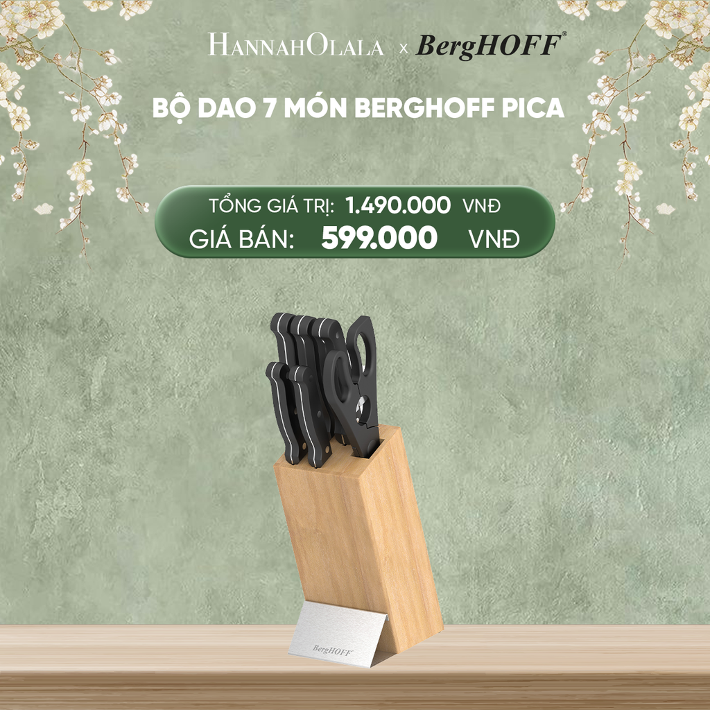  DEAL 3: BỘ DAO 7 MÓN BERGHOFF PICA 