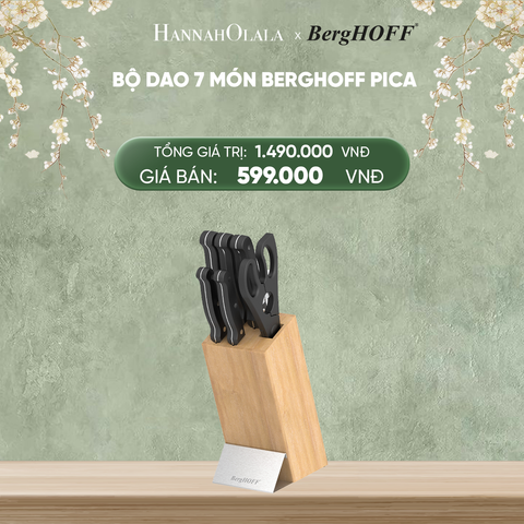  DEAL 3: BỘ DAO 7 MÓN BERGHOFF PICA 