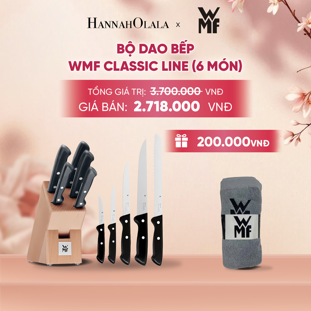  BỘ DAO BẾP WMF CLASSIC LINE (6 MÓN) - A898 