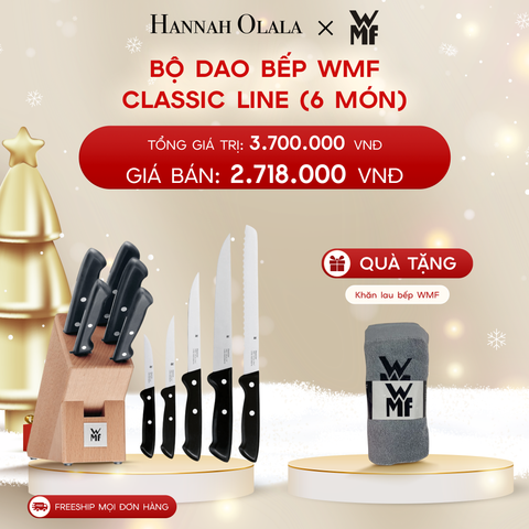  A529_DEAL 11: BỘ DAO BẾP WMF CLASSIC LINE (6 MÓN) 