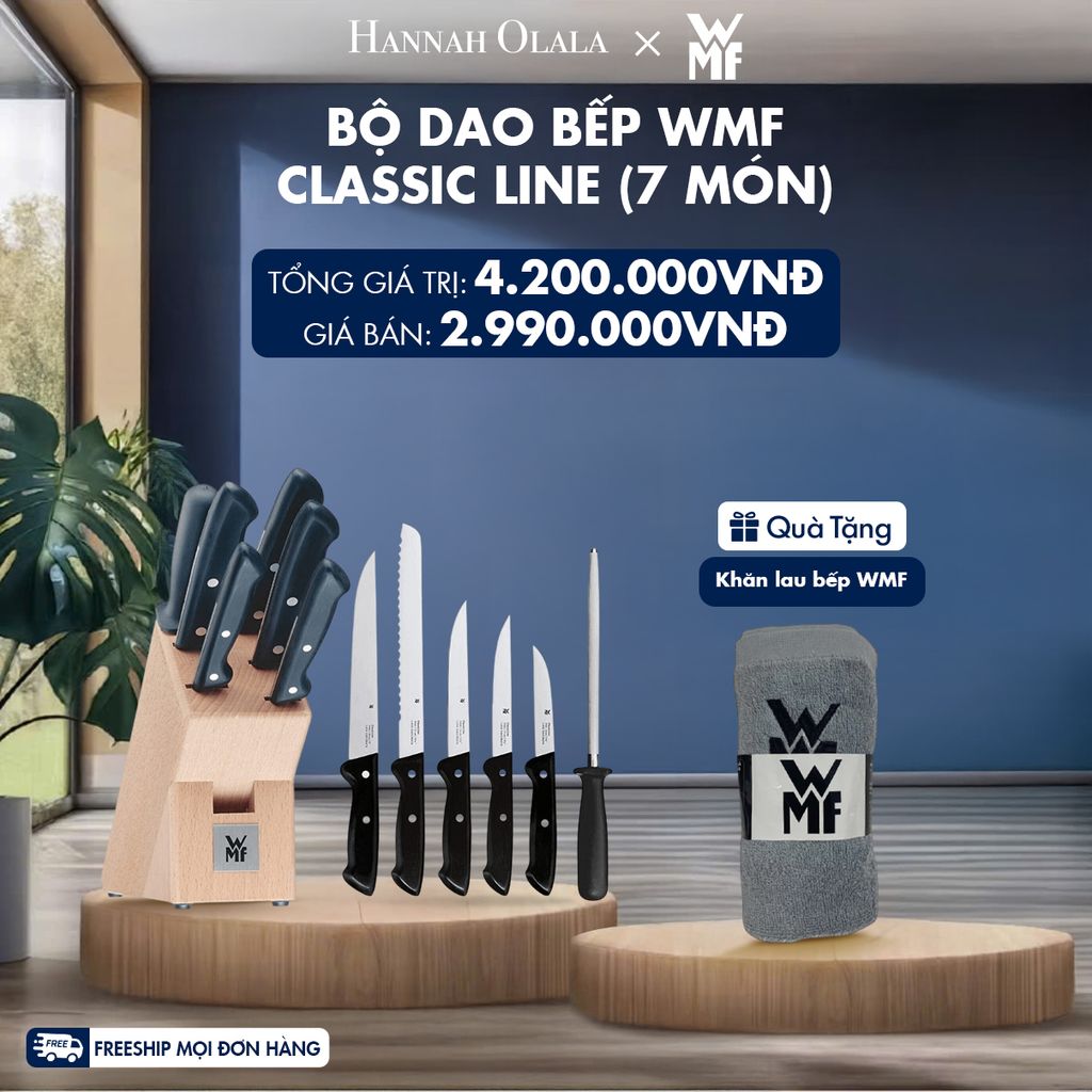  M153_DEAL 9: BỘ DAO BẾP WMF CLASSIC LINE (7 MÓN) 