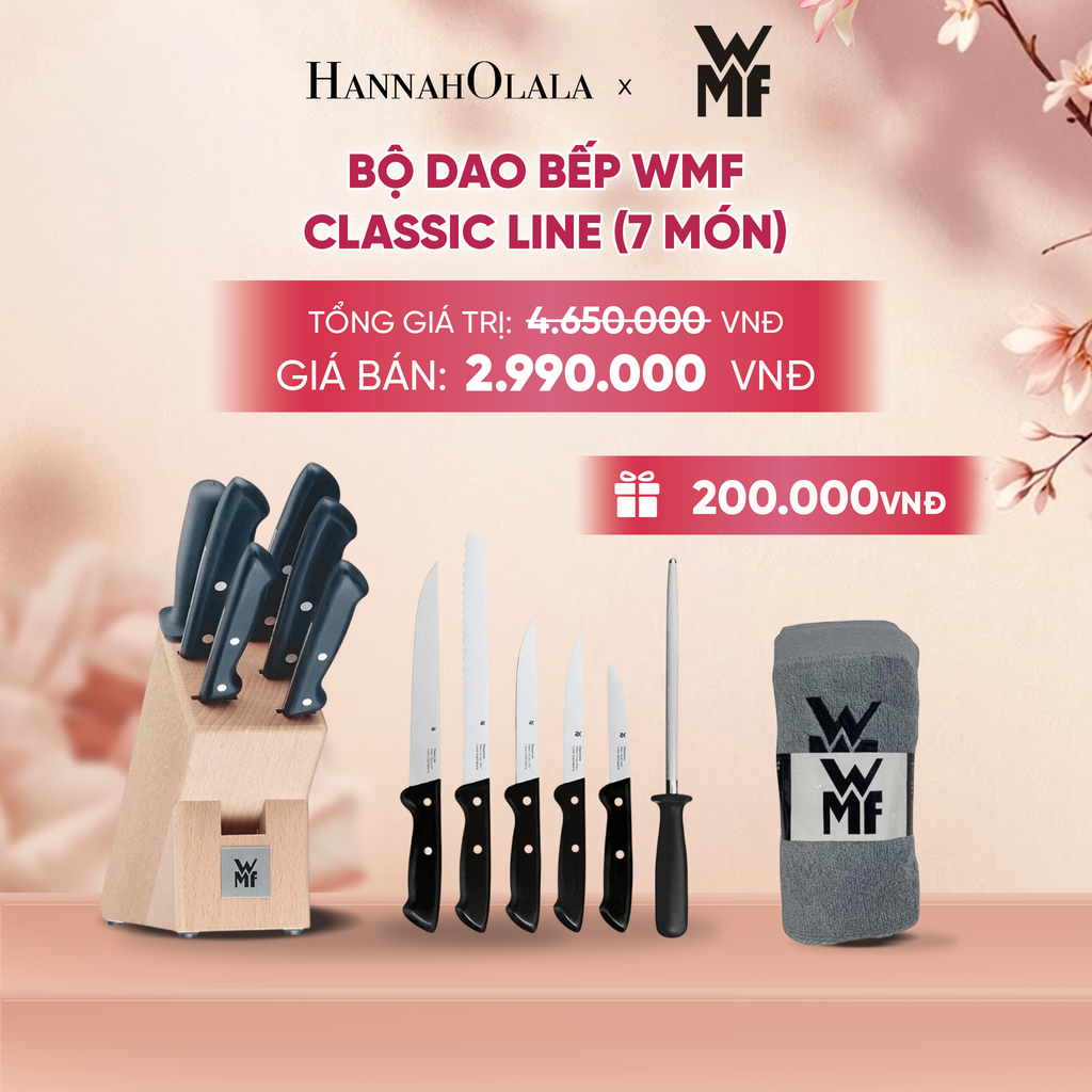  BỘ DAO BẾP WMF CLASSIC LINE (7 MÓN) - A905 