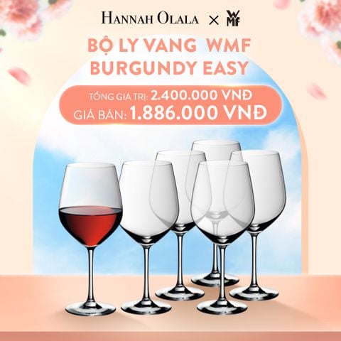  A934_DEAL 2: BỘ LY VANG WMF BURGUNDY EASY 
