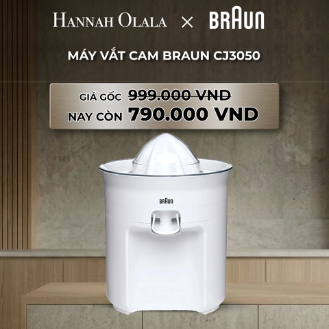  B20_DEAL 17 : MÁY VẮT CAM BRAUN CJ3050 