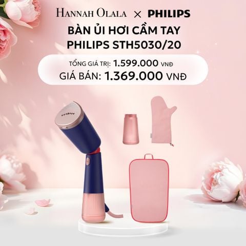  E66: DEAL 13: BÀN ỦI HƠI CẦM TAY PHILIPS STH5030/20 