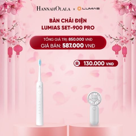  DEAL 18: BÀN CHẢI ĐIỆN LUMIAS SET-900 PRO 