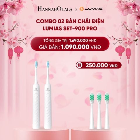  DEAL 18: BÀN CHẢI ĐIỆN LUMIAS SET-900 PRO 