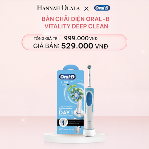  E99_DEAL 1: BÀN CHẢI ĐIỆN ORAL-B VITALITY DEEP CLEAN 