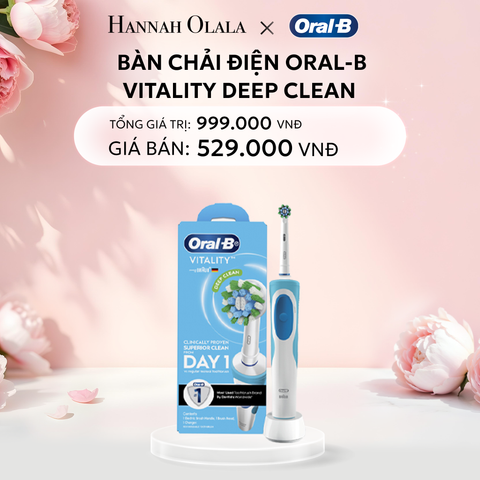  E279: DEAL 1:BÀN CHẢI ĐIỆN ORAL-B VITALITY DEEP CLEAN 