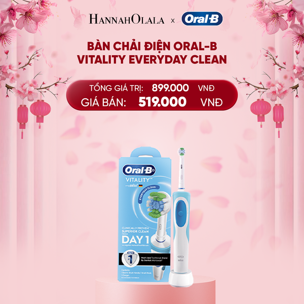  A608_DEAL 2: BÀN CHẢI ĐIỆN ORAL-B VITALITY EVERYDAY CLEAN - LÀM SẠCH MỖI NGÀY 