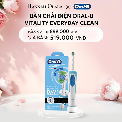  E281: DEAL 3: BÀN CHẢI ĐIỆN ORAL-B VITALITY EVERYDAY CLEAN - LÀM SẠCH MỖI NGÀY 