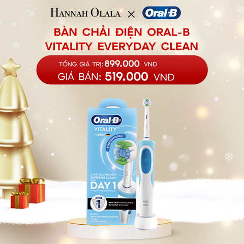  A929_DEAL 2: BÀN CHẢI ĐIỆN ORAL-B VITALITY EVERYDAY CLEAN - LÀM SẠCH MỖI NGÀY 