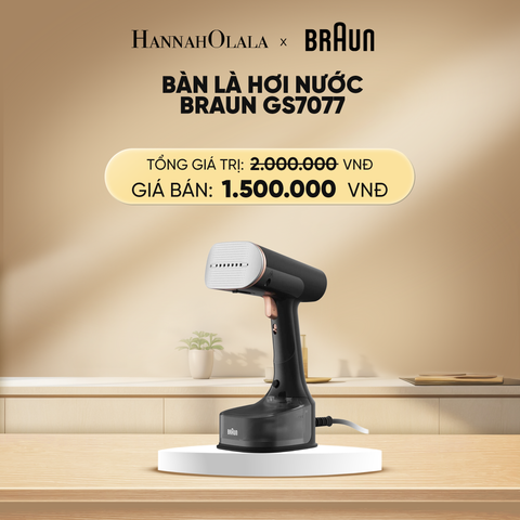  DEAL 2: BÀN LÀ HƠI NƯỚC BRAUN GS7077 
